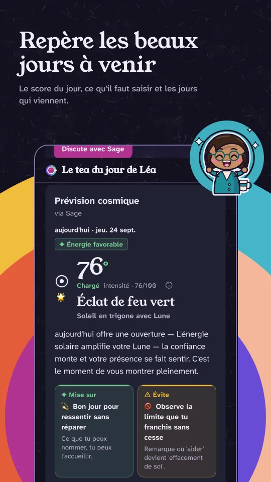 Prévision cosmique en mode sombre : le score du jour, ce qu'il faut saisir, ce qu'il faut éviter et les 5 jours suivants.