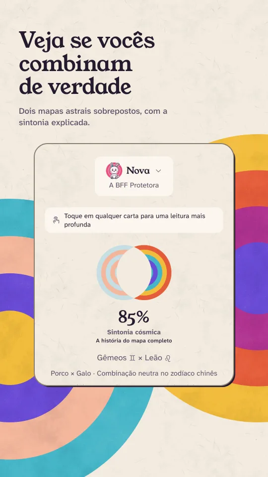 Ressonância no modo claro: duas órbitas sobrepostas e a sintonia cósmica entre Gêmeos e Leão.