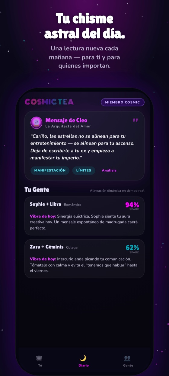 La pantalla del Té del Día: los tránsitos de hoy y qué significan para ti.